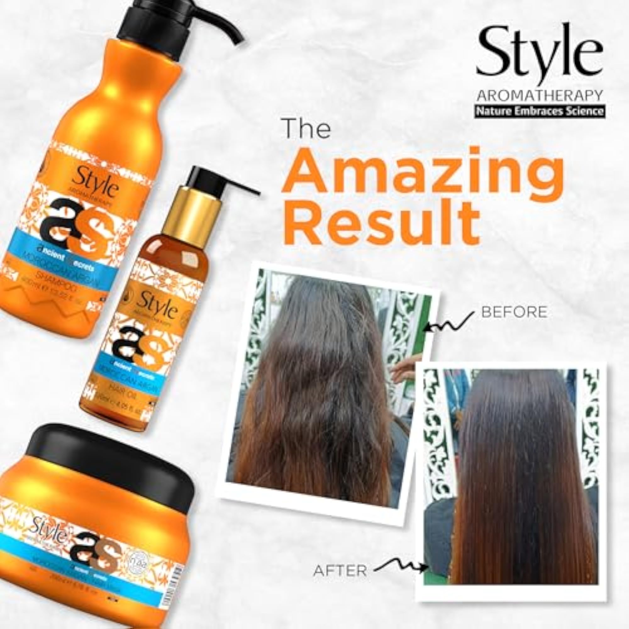 Professional Moroccan Argan Hair Oil, 100% Natural